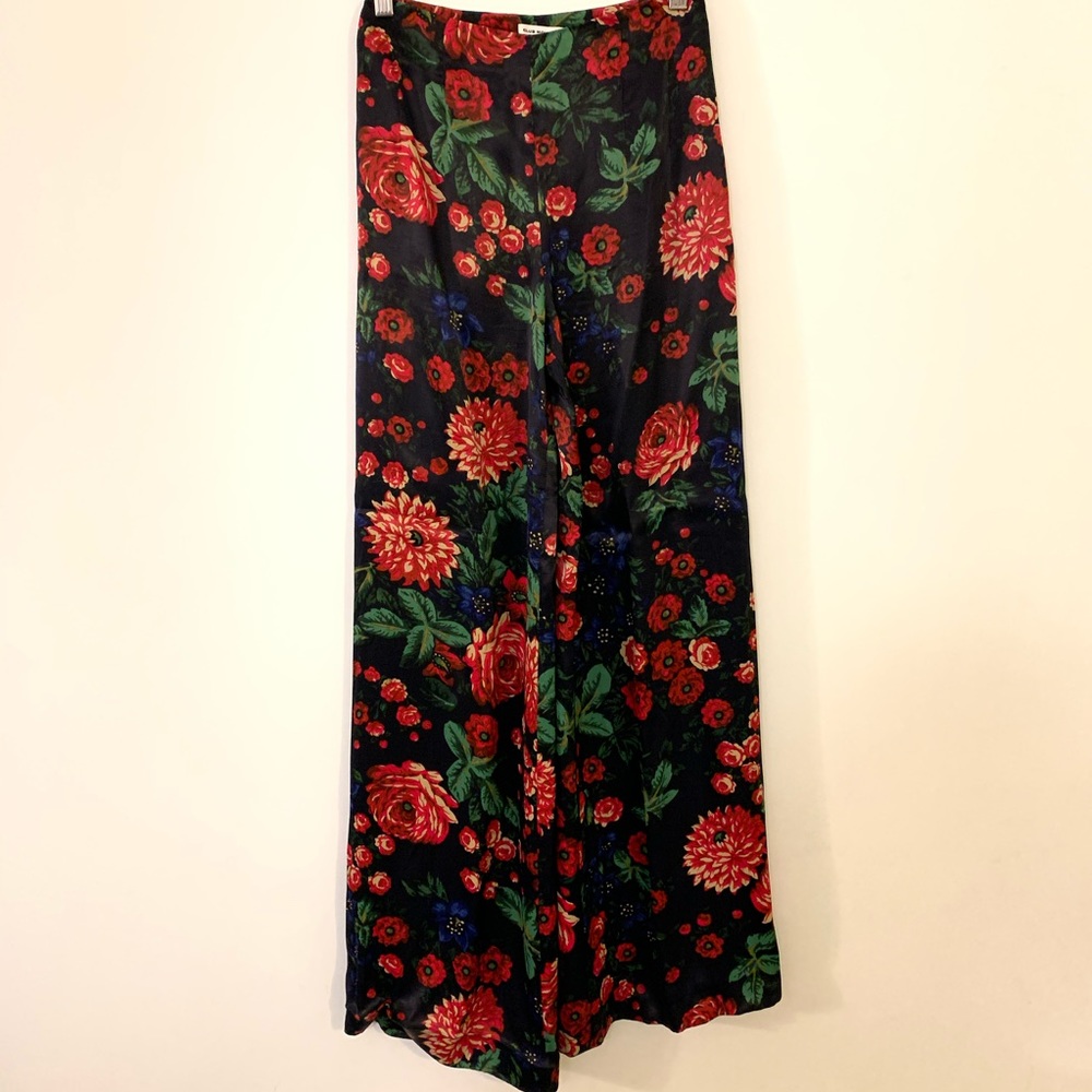 Club Monaco Silky Wide-leg Trousers